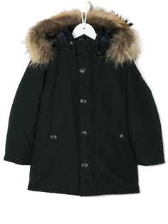 Woolrich Kids пуховая парка с капюшоном