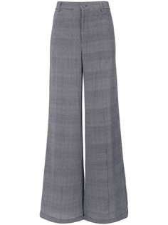 Reinaldo Lourenço pied de poule wide leg trousers