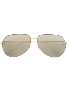 Cartier солнцезащитные очки-авиаторы в стиле оверсайз