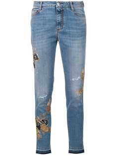Ermanno Scervino джинсы скинни с вышивкой