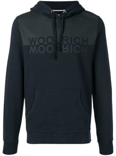 Woolrich толстовка с капюшоном и логотипом