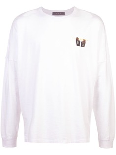 Geo футболка с длинными рукавами и изображением рук