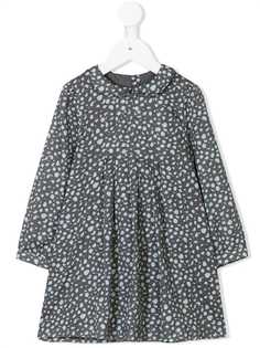 Knot dotted print dress
