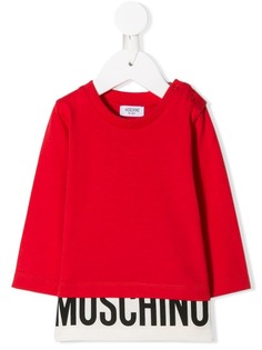 Moschino Kids толстовка с принтом