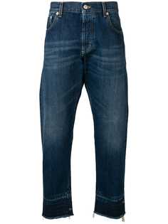 Alexander McQueen джинсы узкого кроя с выцветшим эффектом