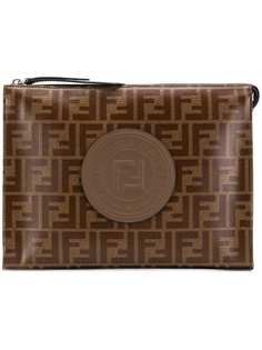 Fendi клатч с монограммой