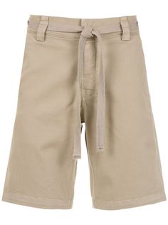 Egrey belted shorts