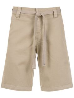 Egrey belted shorts