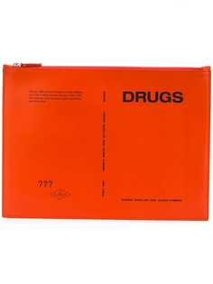 Raf Simons клатч Drugs