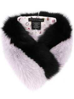Charlotte Simone fox fur scarf