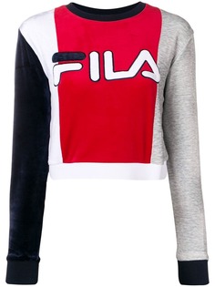Fila укороченная толстовка в стиле колор блок