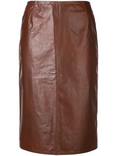 Christian Wijnants юбка-карандаш с потрескавшимся эффектом