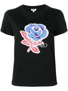 Kenzo футболка кроя слим с принтом цветка