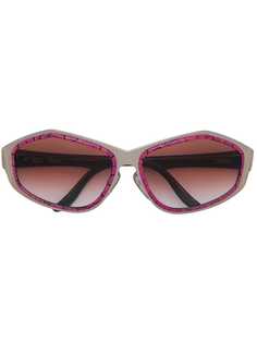 Paloma Picasso Vintage солнцезащитные очки в геометрической оправе