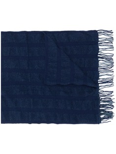 Yohji Yamamoto удлиненный шарф с бахромой