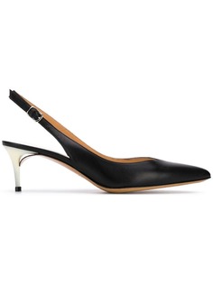 Maison Margiela contrast heel slingback pumps