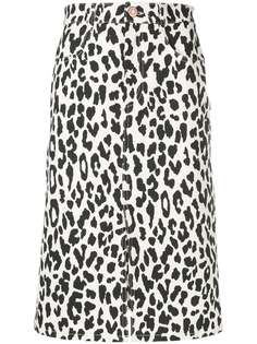 See By Chloé юбка миди со принтом