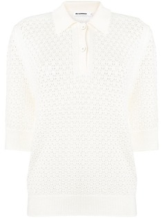 Jil Sander трикотажная рубашка-поло