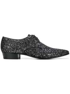 Saint Laurent дерби с блестками