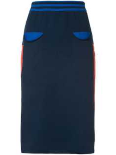 Pleats Please By Issey Miyake трикотажная юбка с карманом