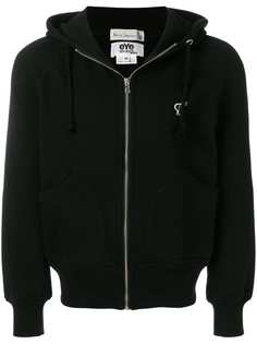 Junya Watanabe MAN худи на молнии с принтом на спине