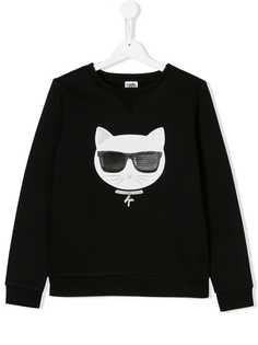 Karl Lagerfeld Kids толстовка с капюшоном