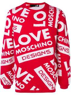 Love Moschino свитер с логотипом