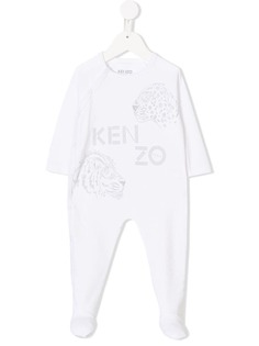 Kenzo Kids ромпер с принтом льва