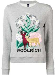 Woolrich толстовка с вышивкой