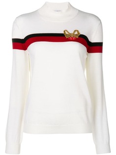 Vivetta свитер дизайна "колор-блок" с вышивкой