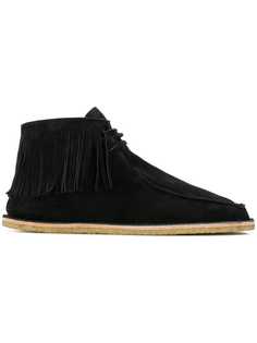 Saint Laurent ботинки с бахромой