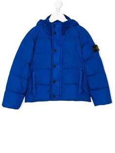 Stone Island Junior пуховик с капюшоном