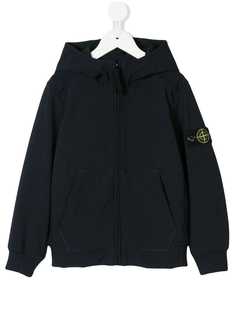 Stone Island Junior куртка на молнии с капюшоном