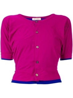 Comme Des Garçons Vintage многослойная блузка с короткими рукавами