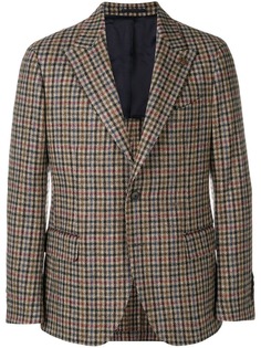 Gabriele Pasini приталенный блейзер в клетку