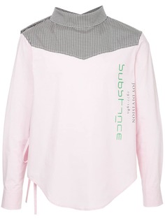 Raf Simons рубашка с завязками сбоку