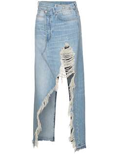 R13 джинсовая юбка макси Harrow