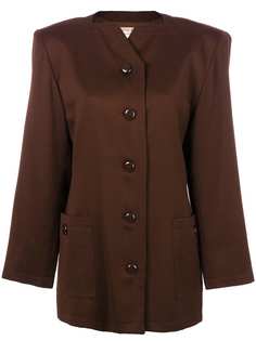 Yves Saint Laurent Vintage блейзер с вырезами на вороте