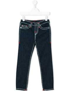 True Religion Kids джинсы с контрастной строчкой
