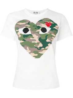 Comme Des Garçons Play футболка с сердцем