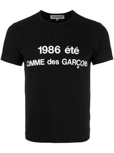 Comme Des Garçons Vintage футболка с принтом логотипа