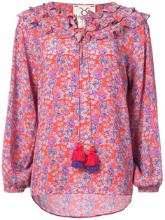 Figue блузка с цветочным принтом и оборками Millie