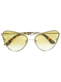 McQ Alexander McQueen солнцезащитные очки в оправе "кошачий глаз"