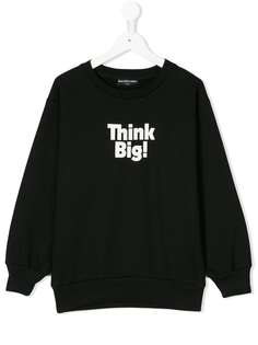 Balenciaga Kids толстовка с принтом Think Big