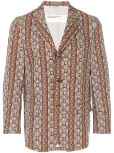 Comme Des Garçons Vintage пиджак с цветочным принтом