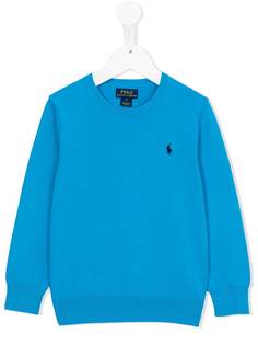 Ralph Lauren Kids джемпер с вышитым логотипом