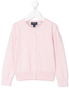 Ralph Lauren Kids кардиган с фактурной отделкой