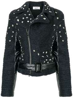 Aviù декорированная фактурная байкерская куртка