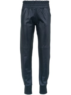 Andrea Bogosian leather jogging trousers