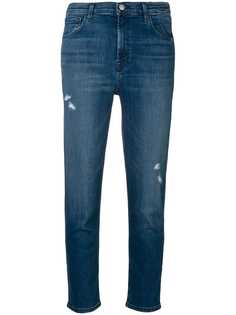 J Brand укороченные прямые джинсы скинни